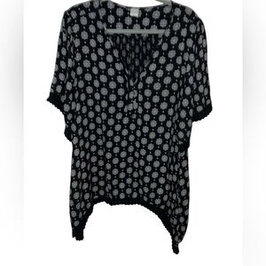 Wild Pearl short sleeve tunic, XL